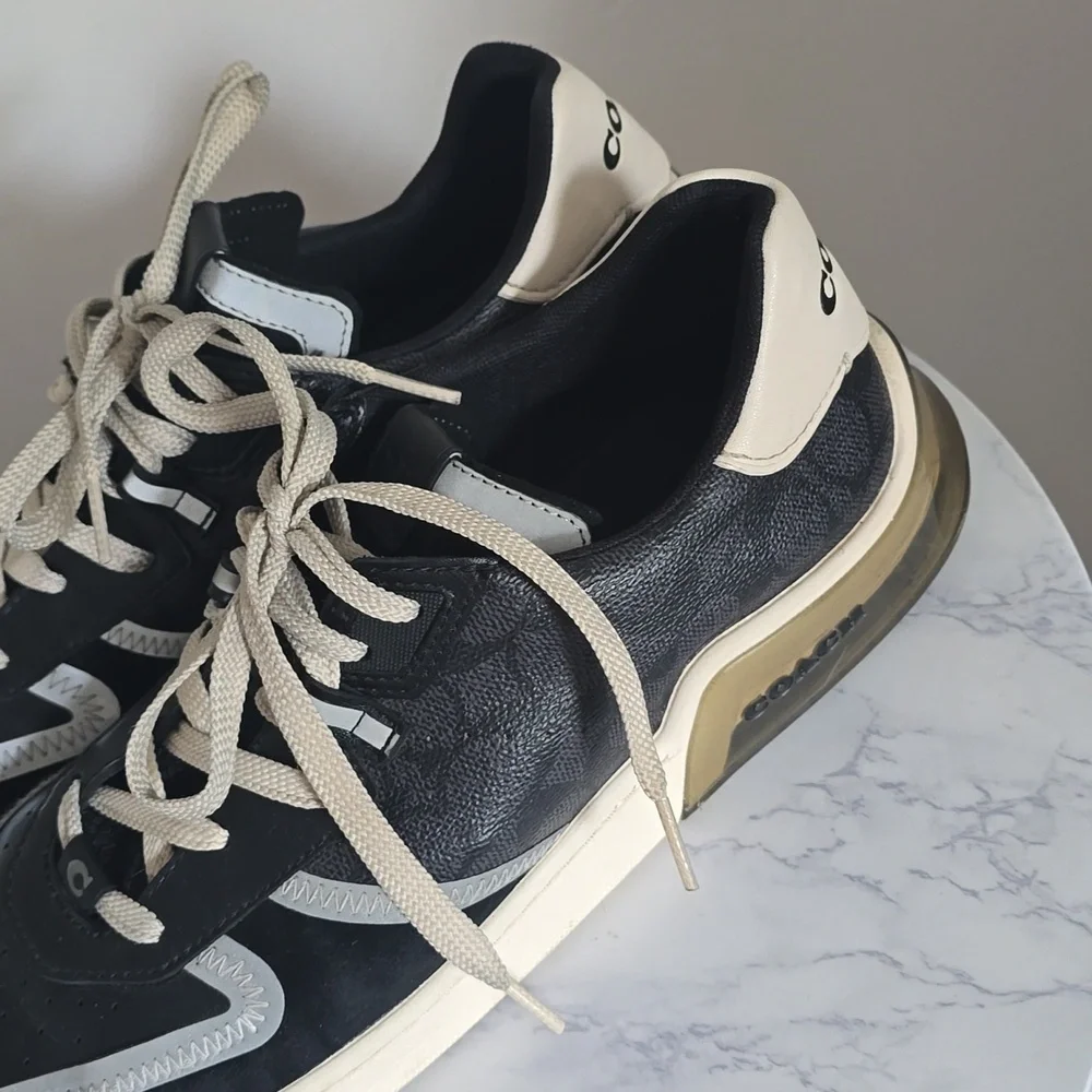 Coach 1941 Black Citysole Signature Court Sneakers - Picture 4 of 11